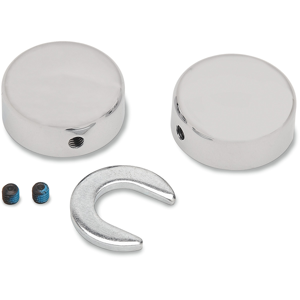 Drag Specialties - Swingarm Pivot Bolt Cover - Chrome - '00-'07 Softail