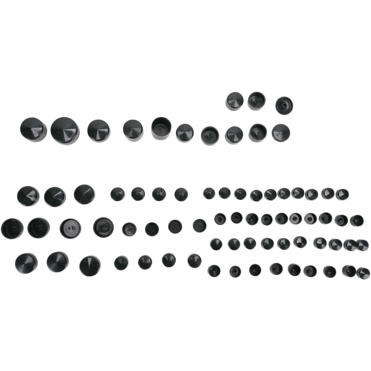 Drag Specialties - Bolt Cover Kit - Standard/Engine - Black - '86-'03 Sportster