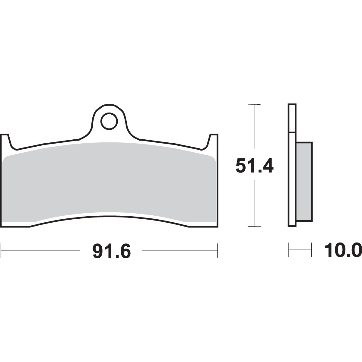 SBS #729HF - HF Brake Pads - YZF 750