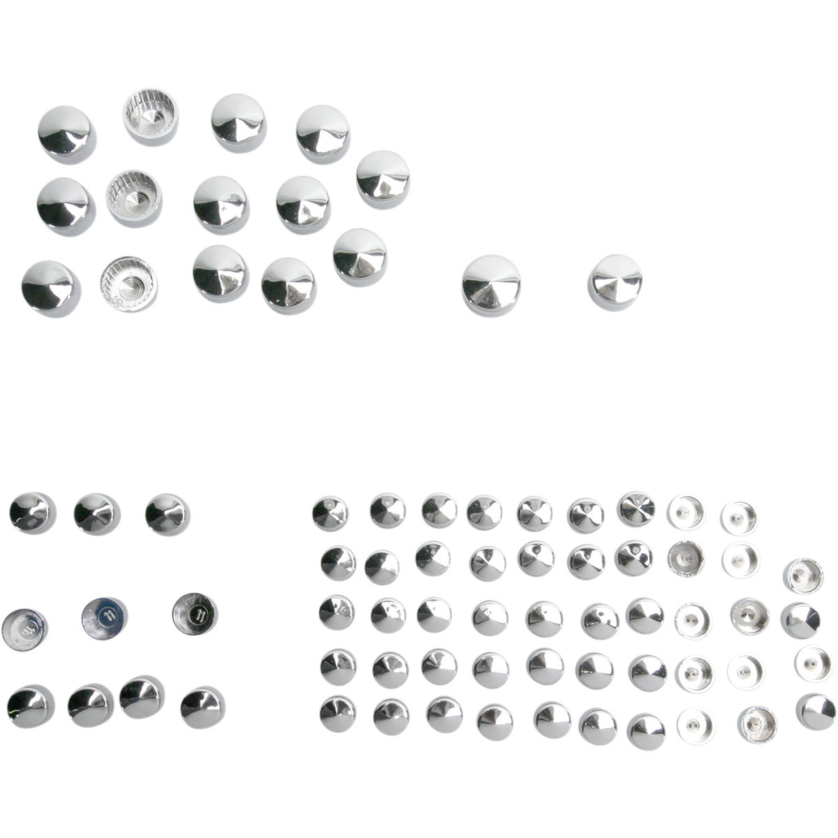 Drag Specialties - Bolt Cover Kit - Standard/Engine - Chrome - '07-'08 Touring