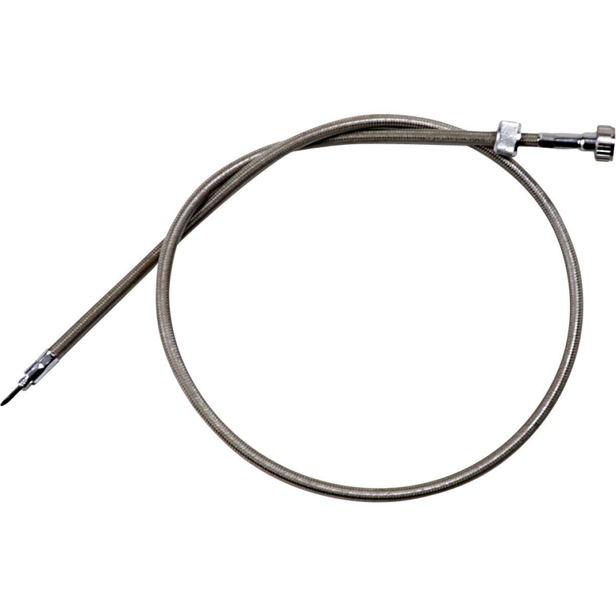 Motion PRO #66-0128 - Armor Coat Braided Stainless Steel Speedometer Cable for Harley-Davidson - 40"