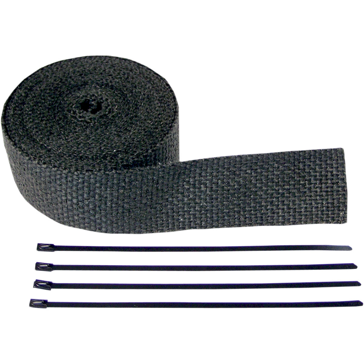 Cycle Performance Prod. #CPP/9042B - Fiberglass Exhaust Wrap Kit - Black - 2" x 25'