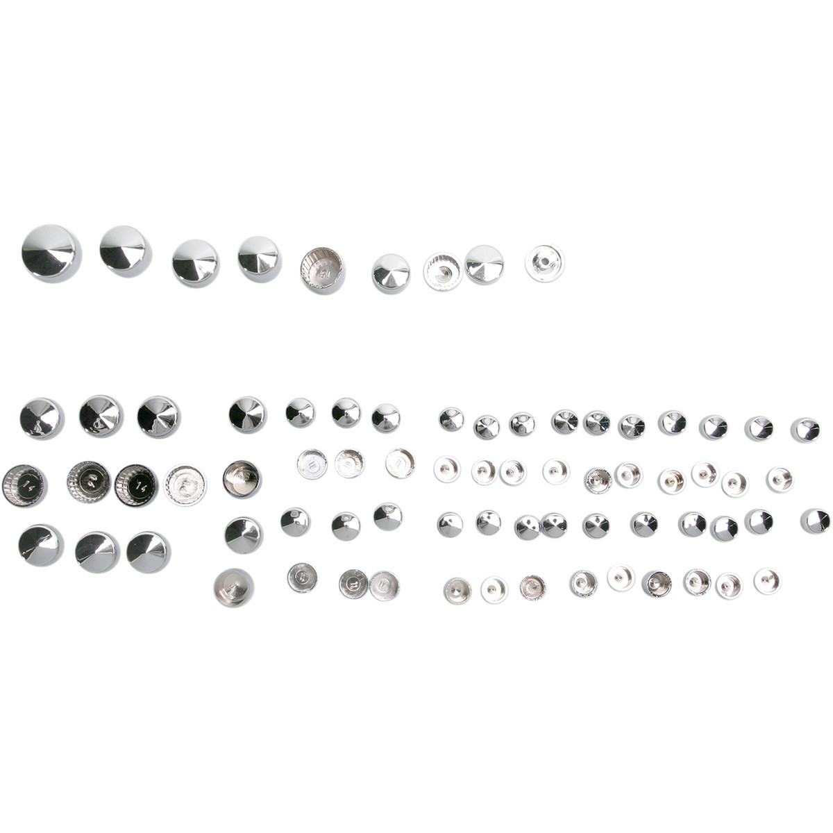 Drag Specialties - Bolt Cover Kit - Standard/Engine - Chrome - '86-'03 Sportster