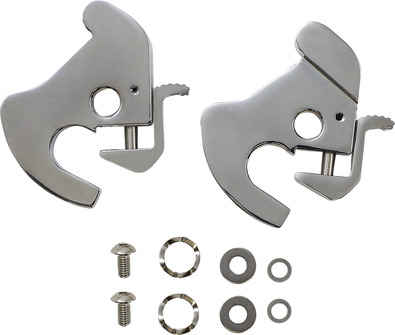 Drag Specialties Detachable Latch Kit - Chrome