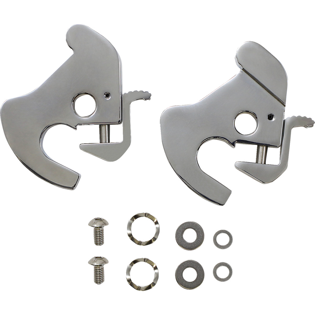 Drag Specialties - Detachable Latch Kit - Chrome