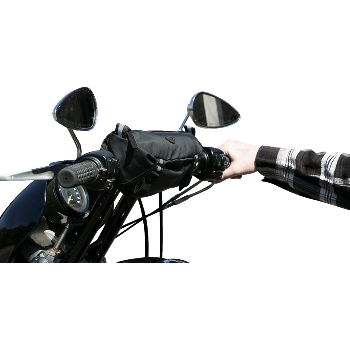 Nelson Rigg #GLHB-S - Greg Lutzka Signature Handlebar Bag - Black