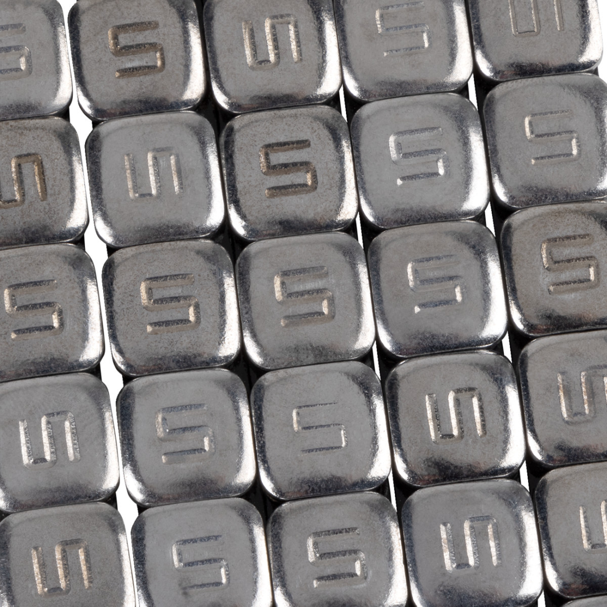 K&L Supply #32-3499 - Wheel Weights - Square - Adhesive Stick-On - Chrome - 360 Pack