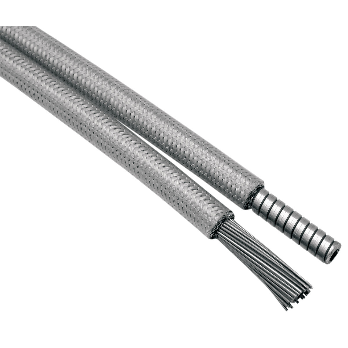 Motion PRO #66-0369 - Armor Coat Braided Stainless Steel Clutch Cable - Coil Wound - 53-3/4"
