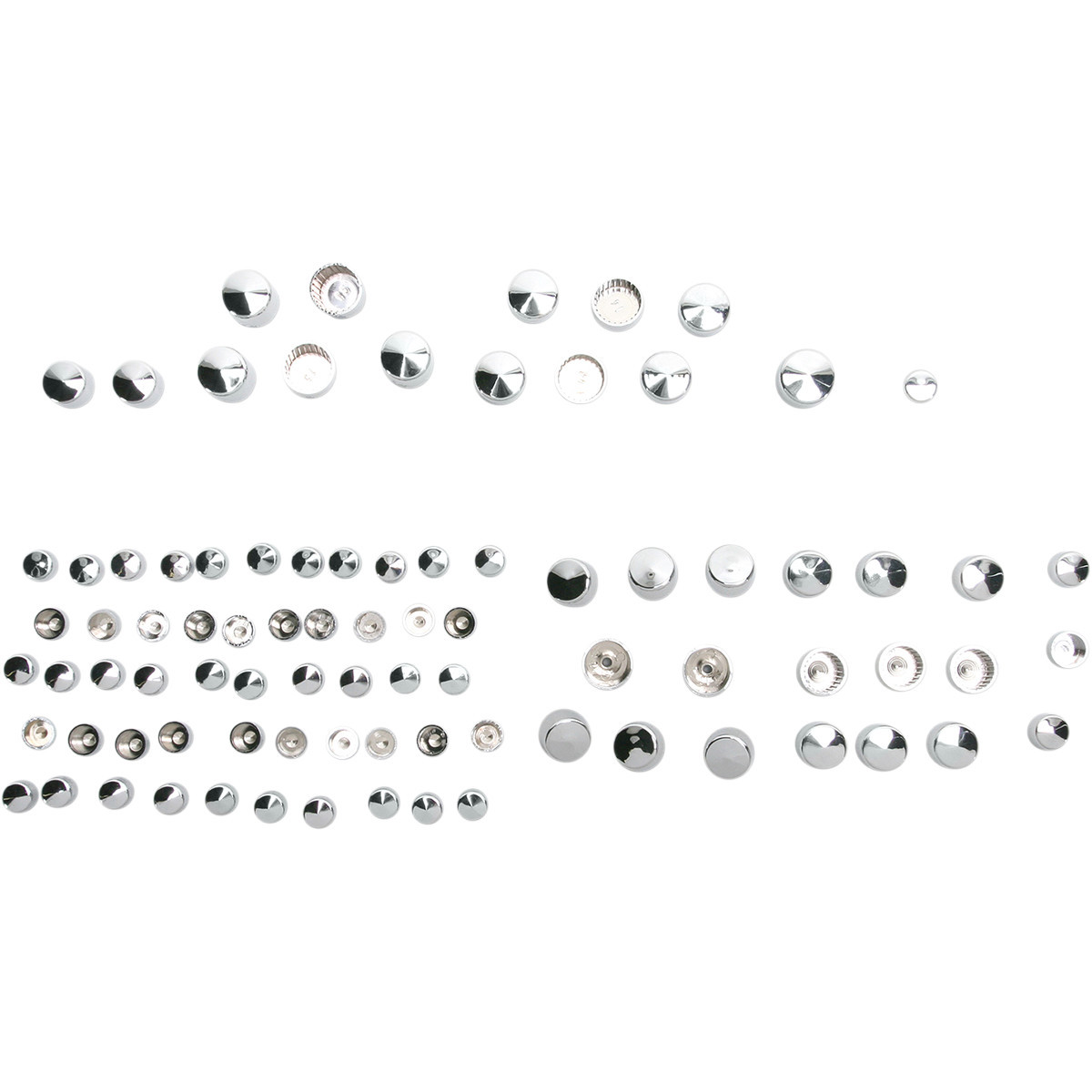 Drag Specialties - Bolt Cover Kit - Standard/Engine - Chrome - '99-'05 Dyna