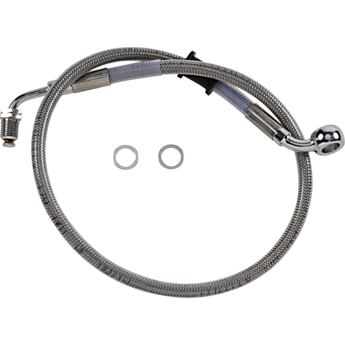 Drag Specialties - Brake Line - Front (Upper) - Stainless Steel