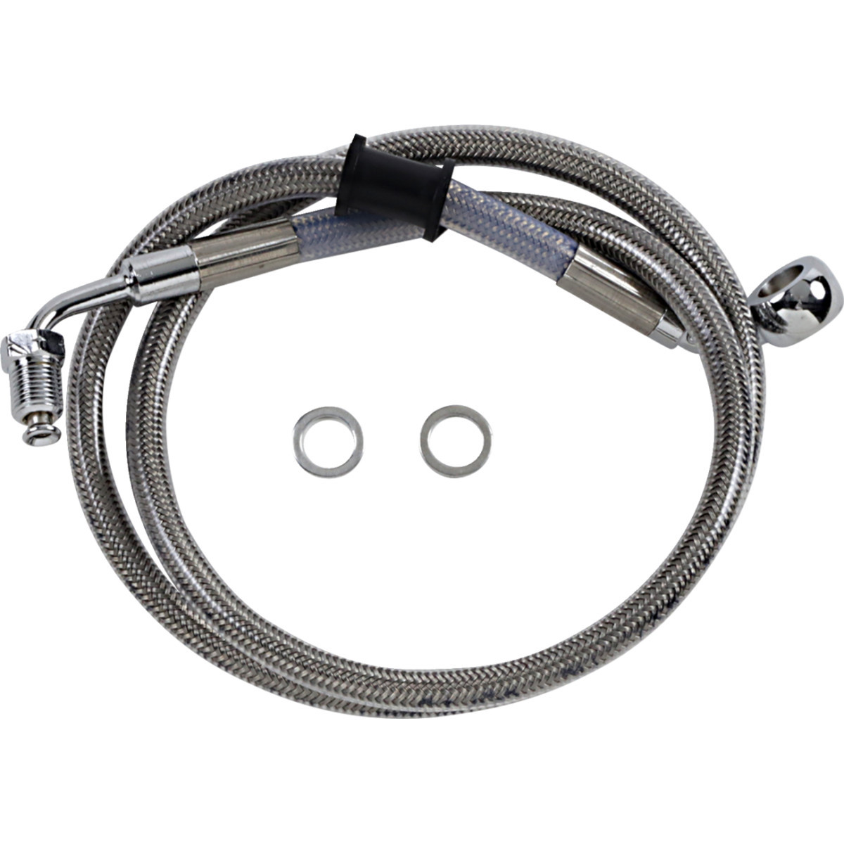 Drag Specialties - Brake Line - +10" - Stainless Steel - '18-'21 Softail