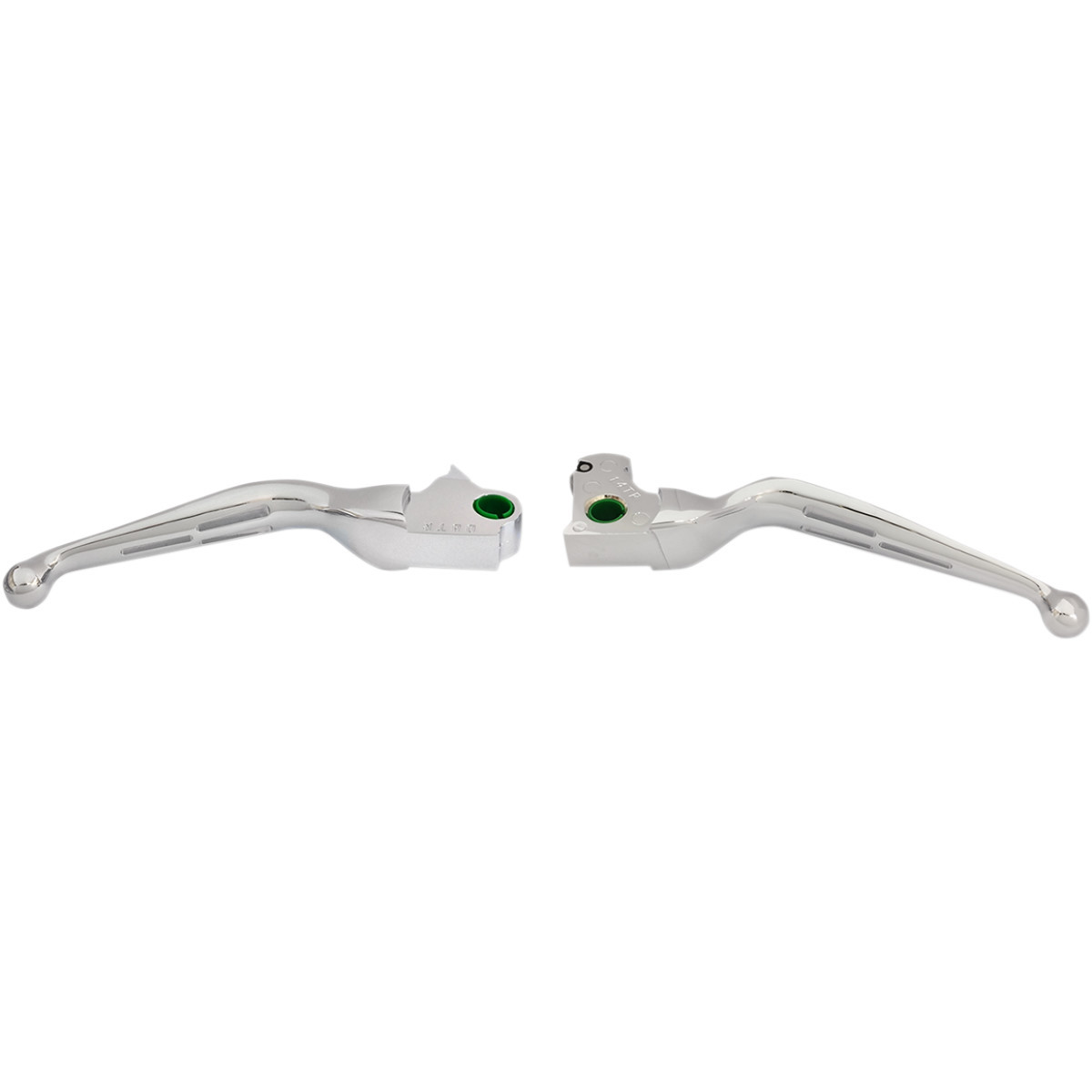 Drag Specialties - Slotted Wide Blade Lever Set - Chrome