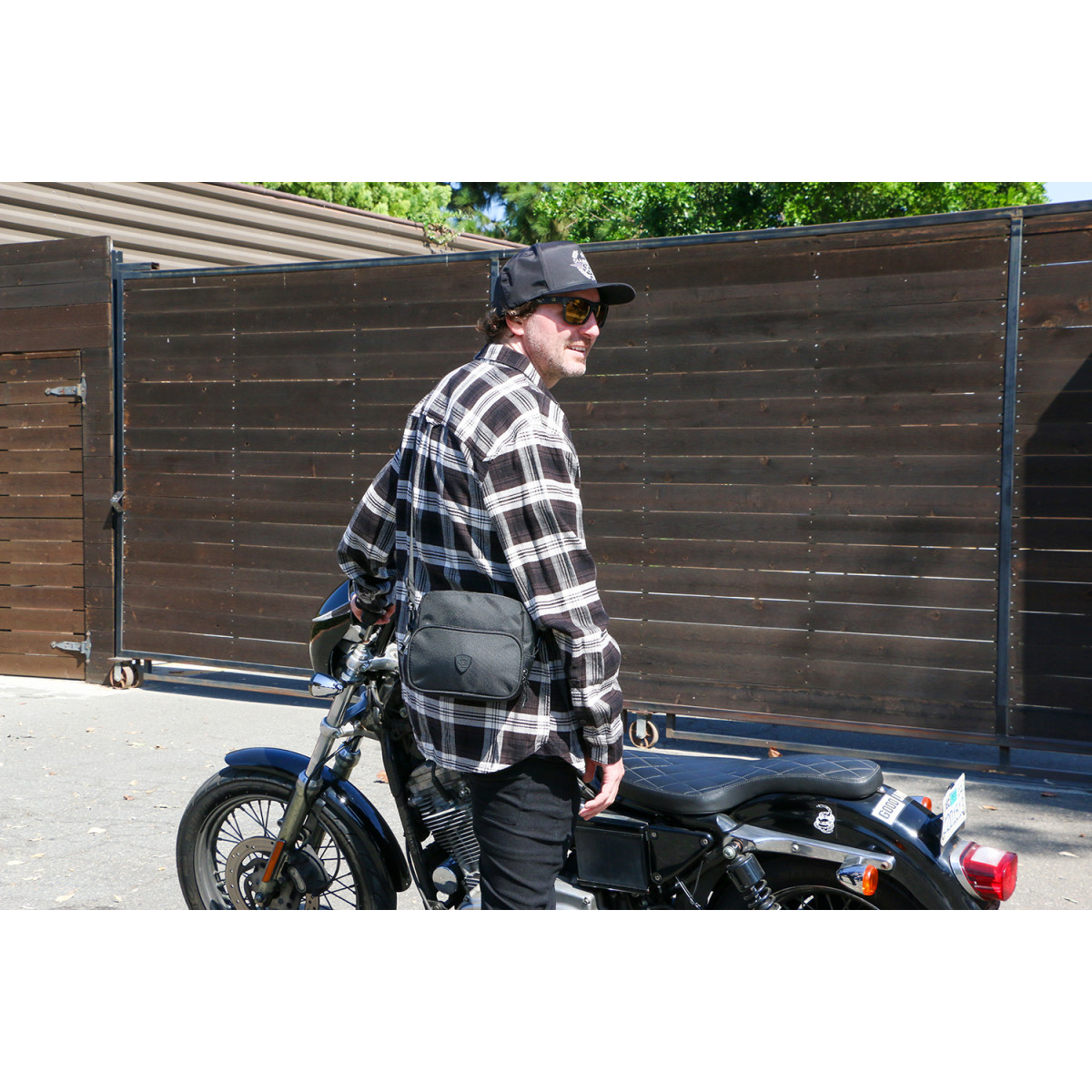 Nelson Rigg #GLHB-L - Greg Lutzka Signature Handlebar Bag - Black