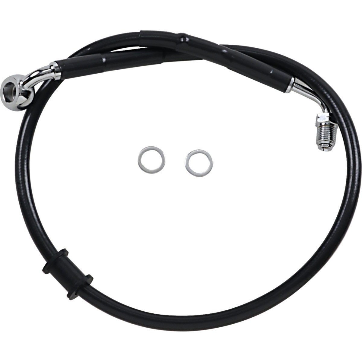 Drag Specialties - Brake Line - +2" - Black - '18-'21 Softail