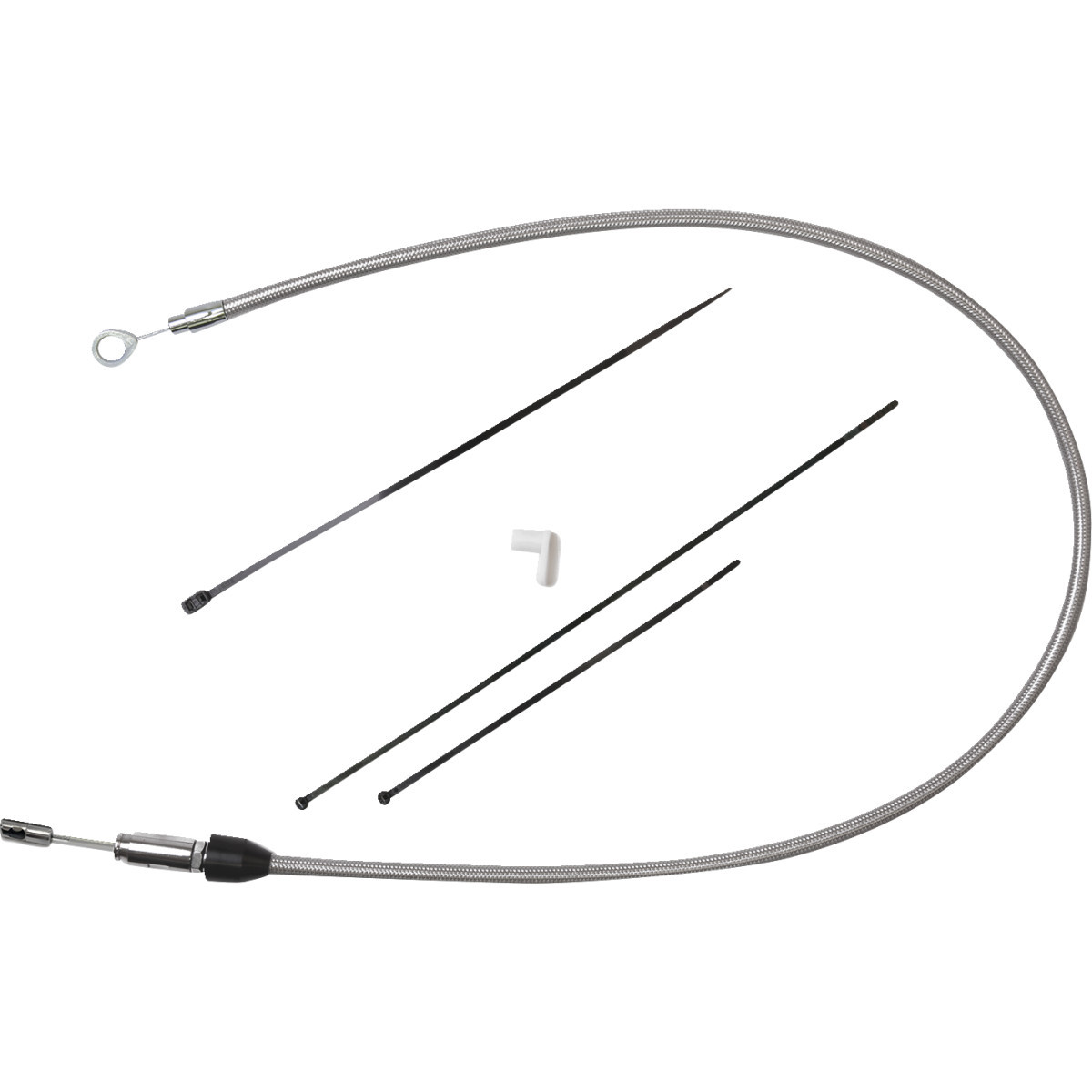 Drag Specialties - Quick Connect Clutch Cable - Upper - 36" - Stainless Steel