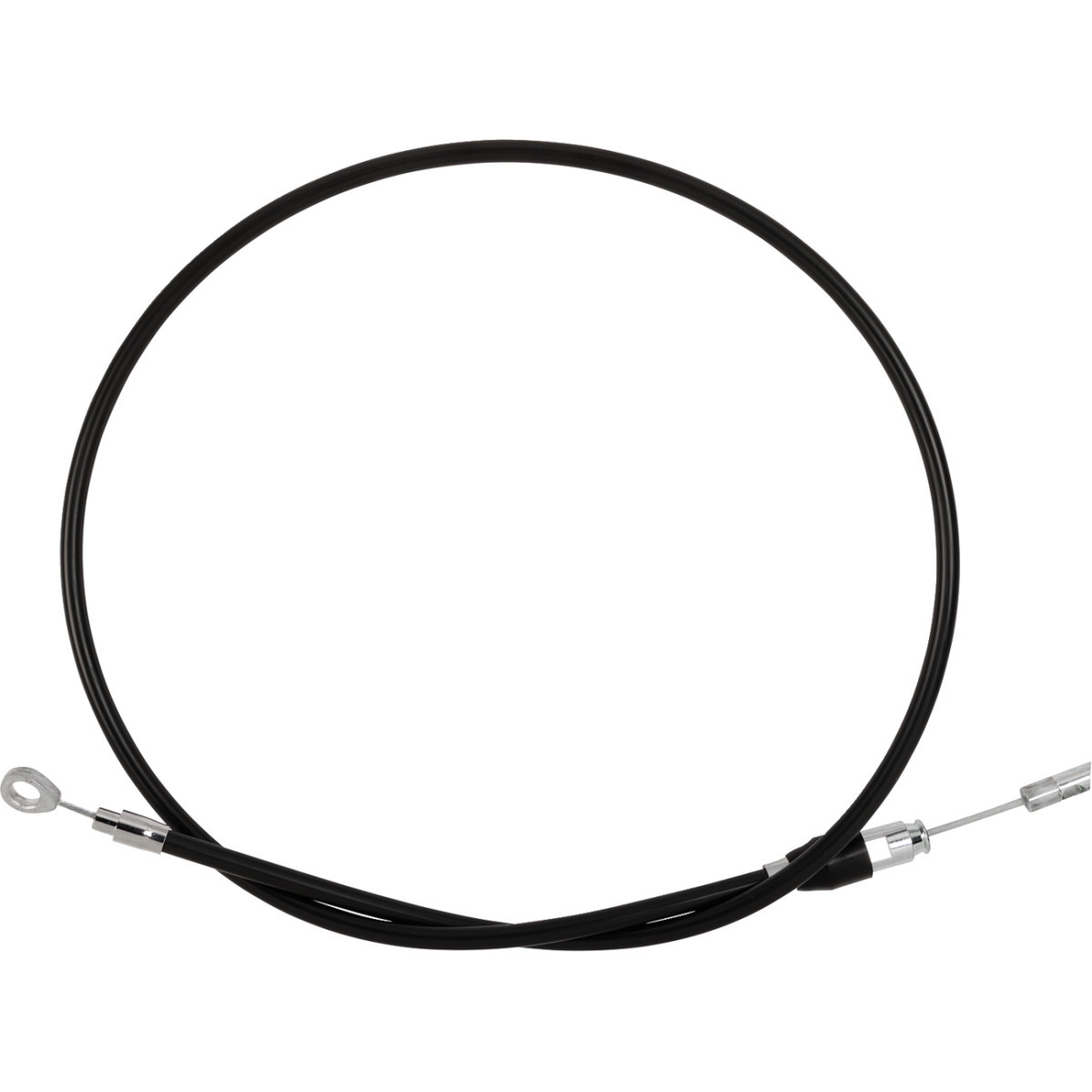 Drag Specialties - Quick Connect Clutch Cable - Upper - 54" - Black/Chrome
