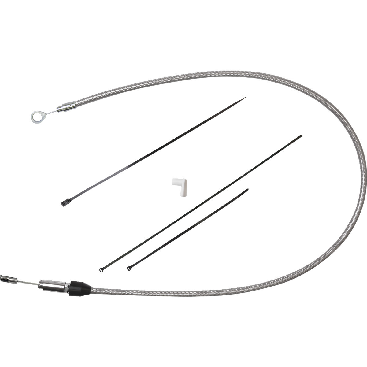Drag Specialties - Quick Connect Clutch Cable - Upper - 52" - Stainless Steel