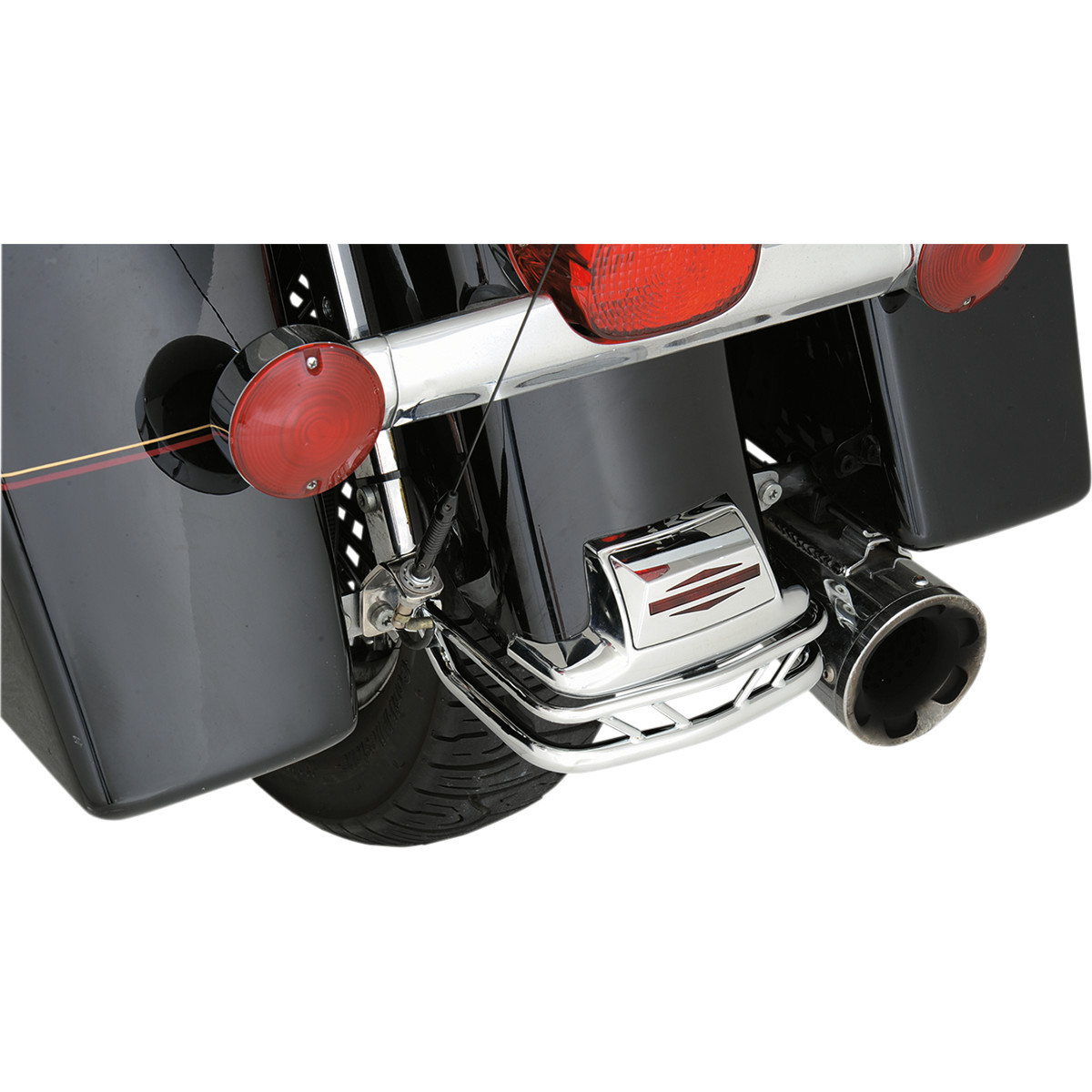 Drag Specialties - Rear Fender Rail - Chrome - FLH '83-'08
