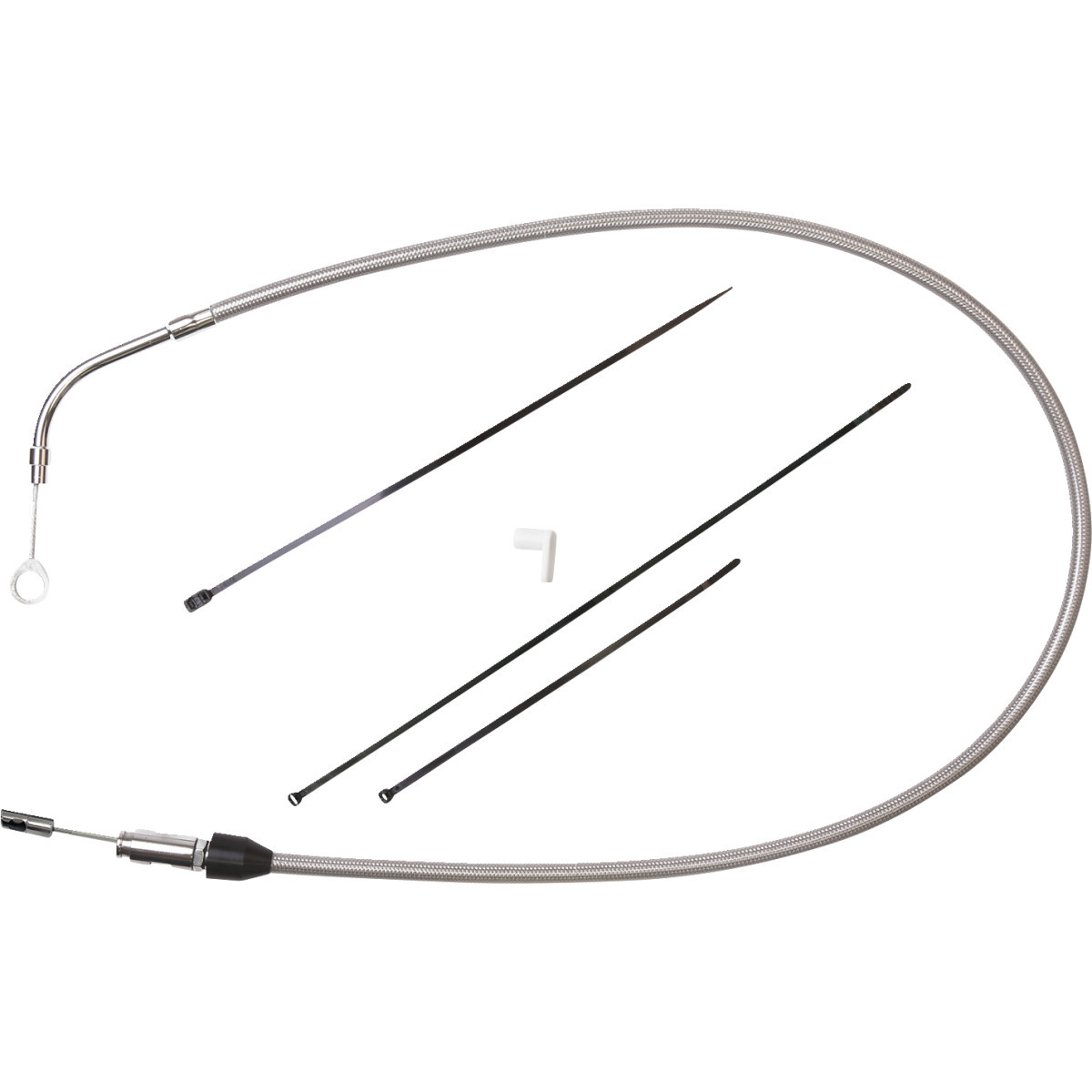 Drag Specialties - Quick Connect Clutch Cable - Upper - 43" - Stainless Steel