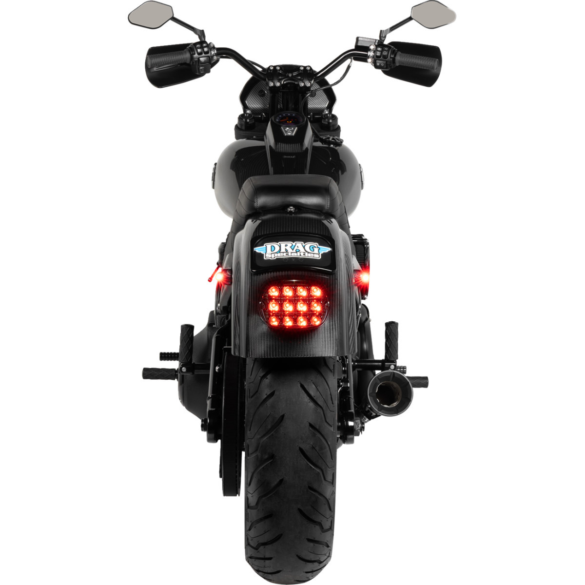 Thrashin Supply CO. #TSC-2700-1 - 1" Handlebar - Mid Bend - Black