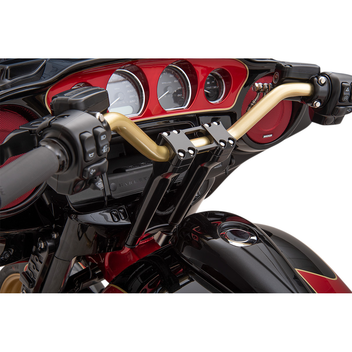Thrashin Supply CO. #TSC-2700-1 - 1" Handlebar - Mid Bend - Black