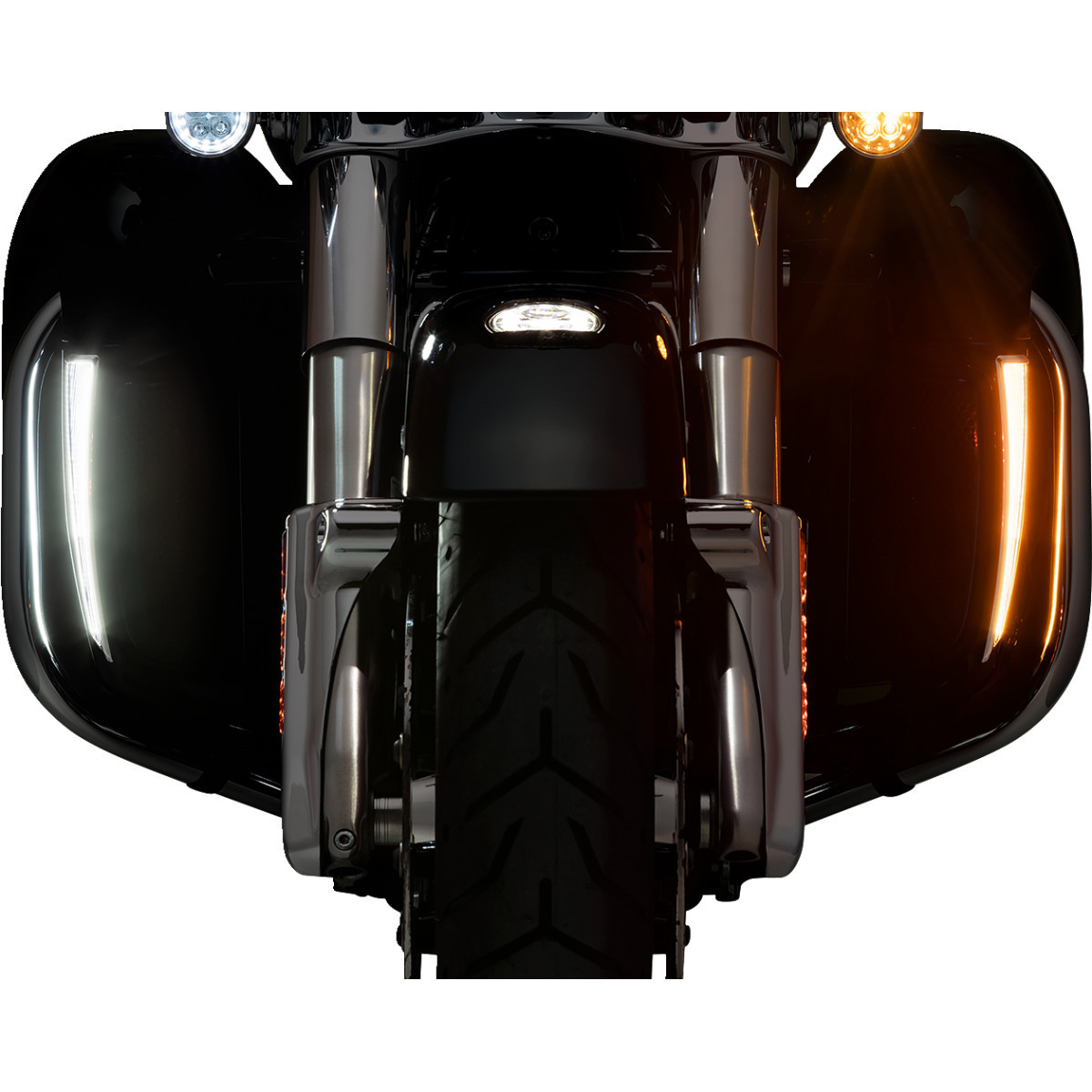 Ciro #45800 - Lower Fairing Lights - Chrome