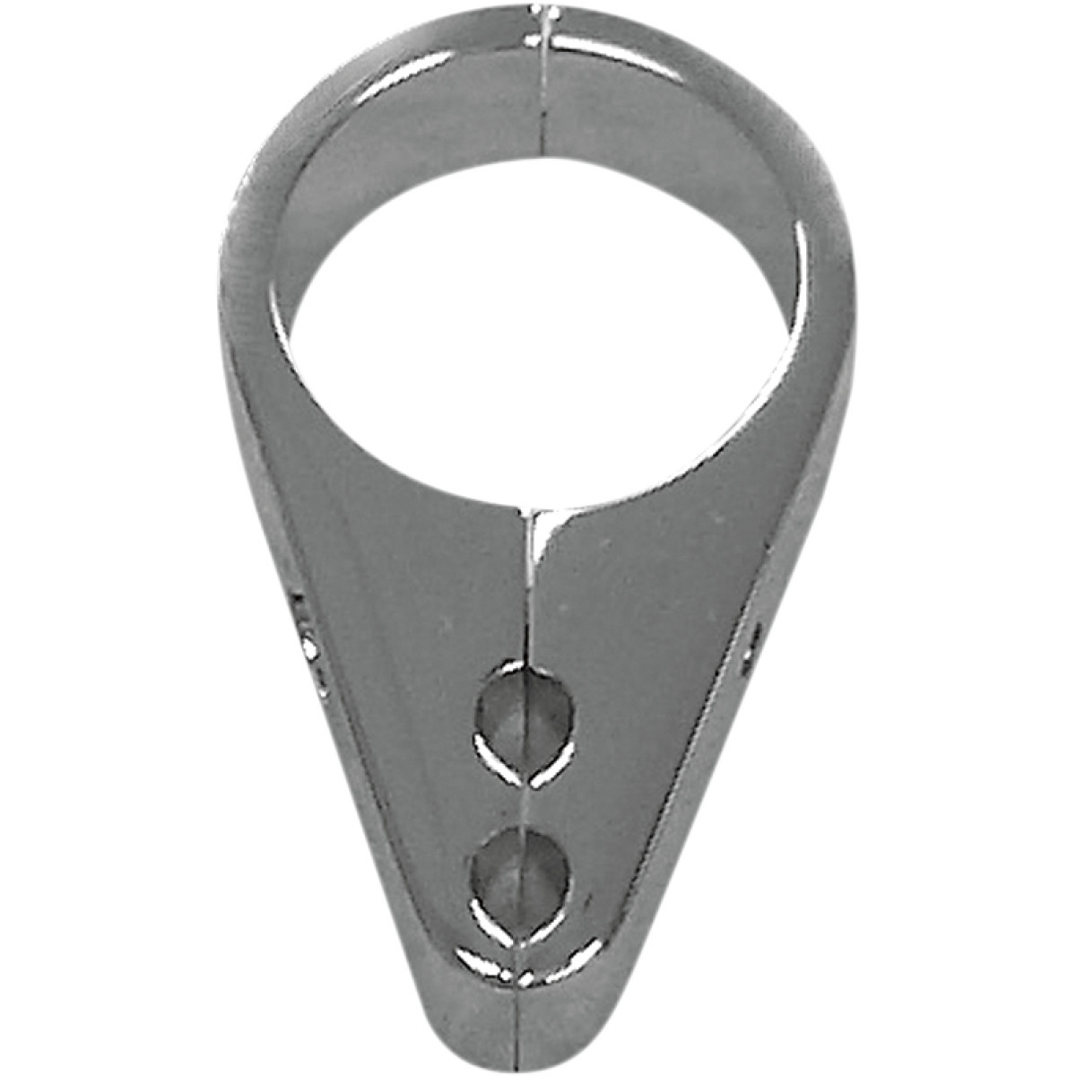 Drag Specialties - Cable Clamp - Dual Throttle/Idle - 1" - Chrome