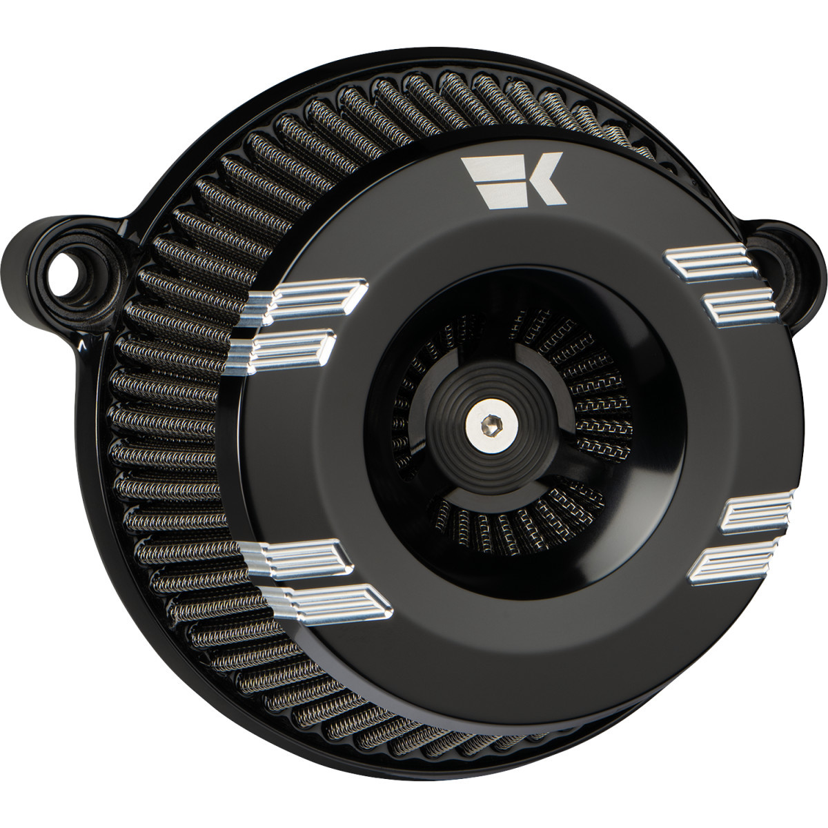 Khrome Werks #250100 - Instigator Air Cleaner - Klassic - Black - M8