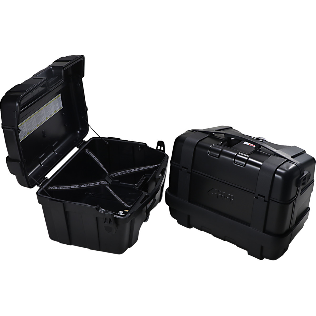 Givi #TRK46BPACK2A - Trekker Side or Top Case - Silver - 46 Liter