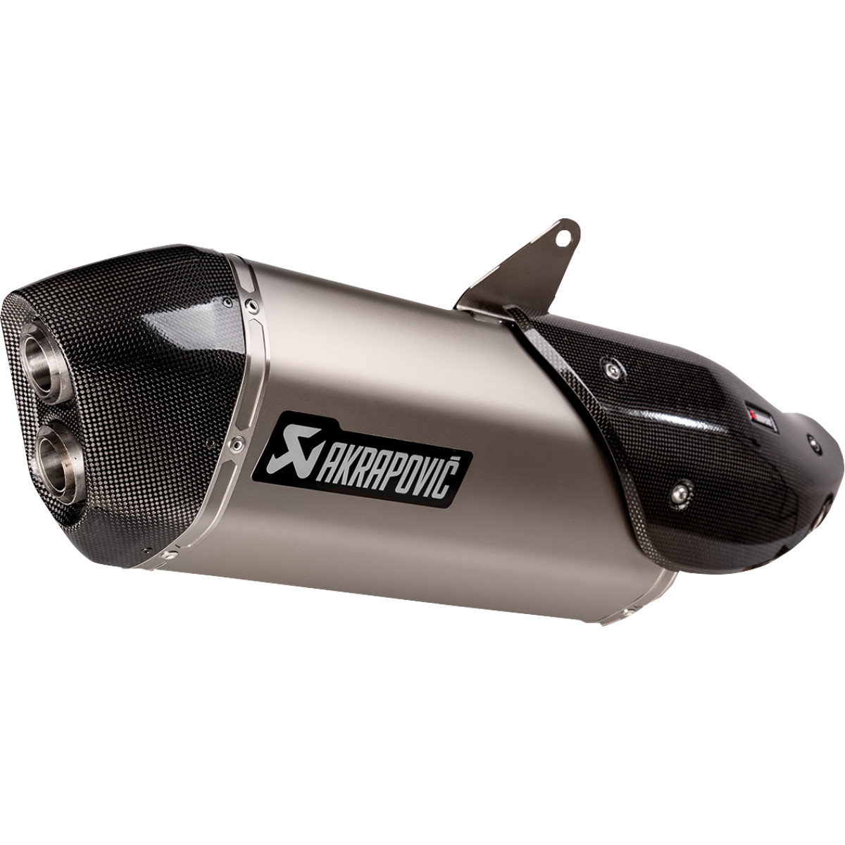 Akrapovic #S-HD12SO1-HAFT - Slip-On Line Muffler - Titanium