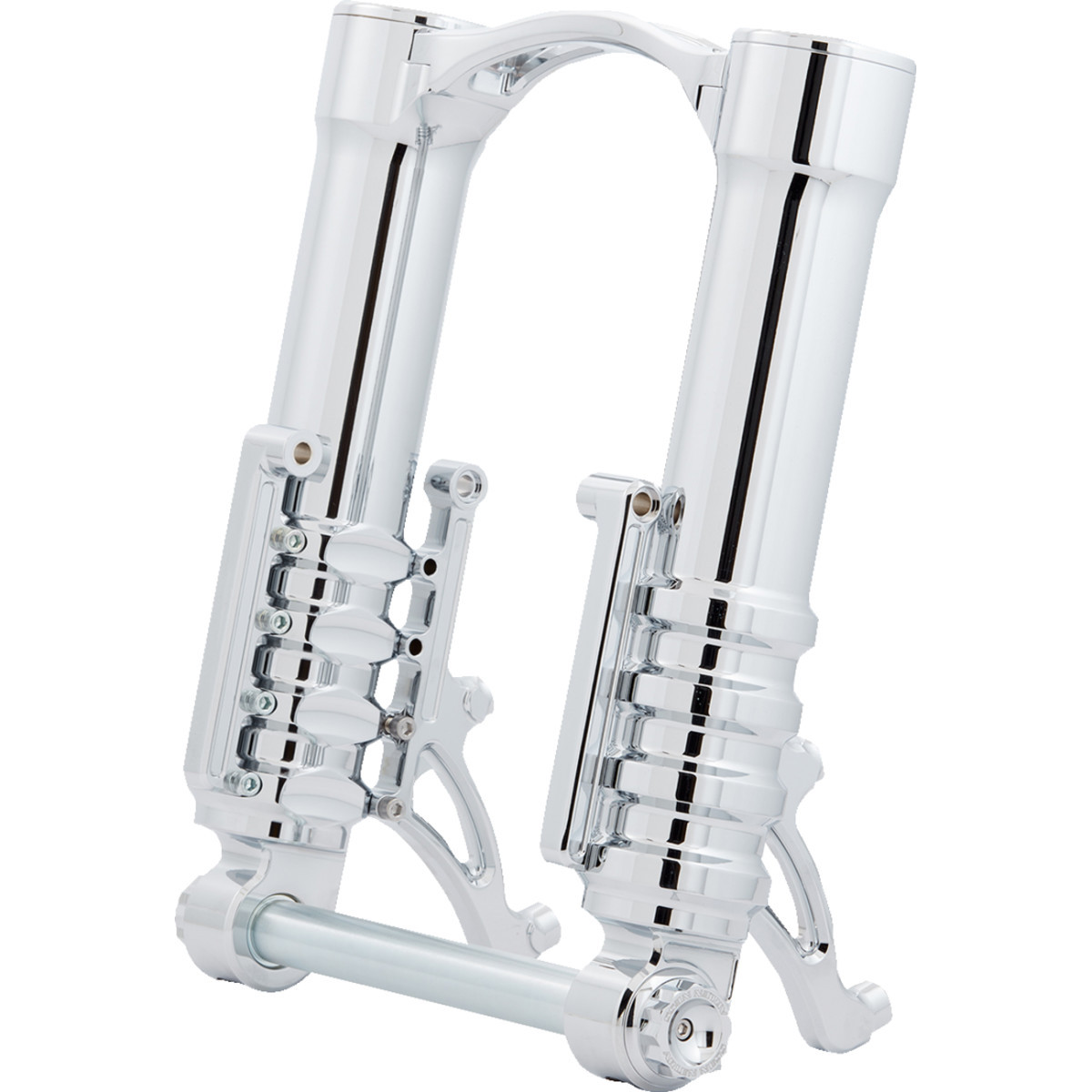 Arlen Ness #120-012 - Fork Legs - 49 mm - Chrome - For Custom Radial Mount Brake Caliper
