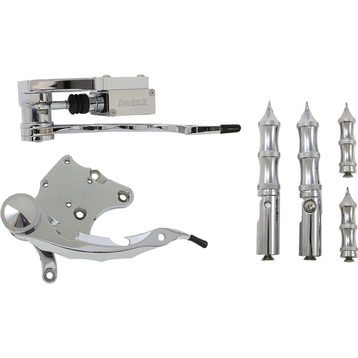 Accutronix #FC106-SLC - Forward Control - Tribal - Chrome - FX '00-'13