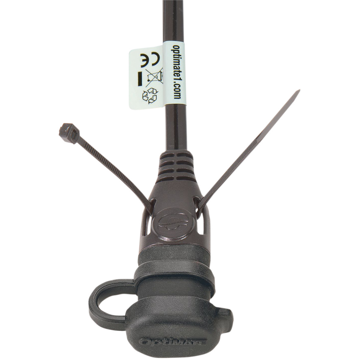 Tecmate #O-01X100 - Battery Lead with Ring Terminal - 12V - Fused - 100 Pack