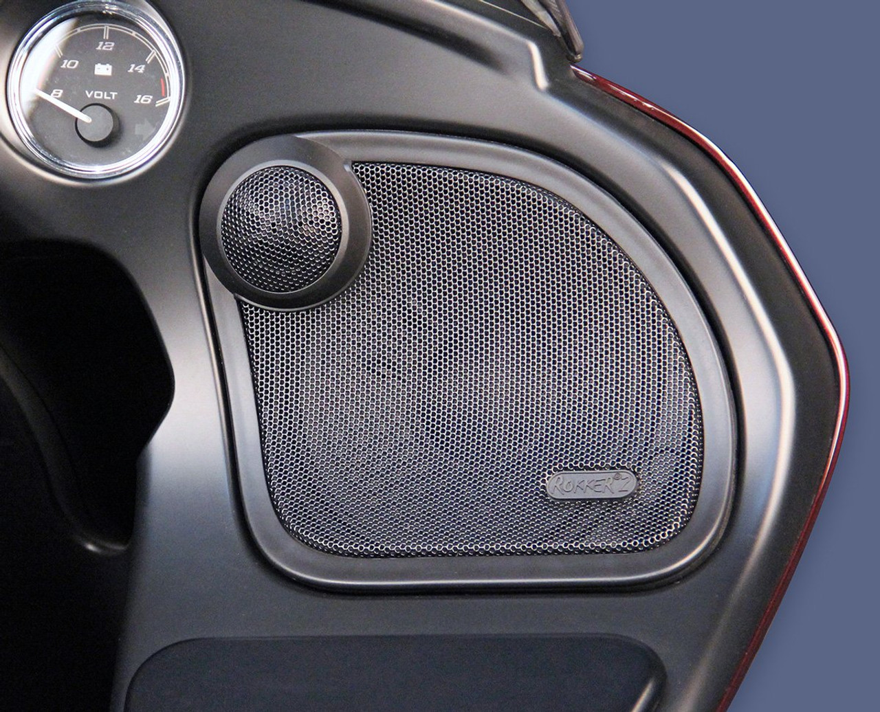 JMC ROKKER-2 6.71 Fairing Speaker Kit w/Grill-Tweeter 15-23 Harley RoadGlide 15-24 Ultra/CVO Ultra