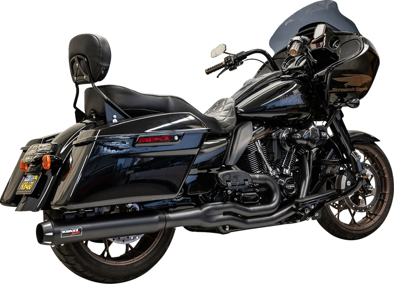 Bassani Xhaust #1F58RBE - 2-into-1 Road Rage Exhaust System - Black