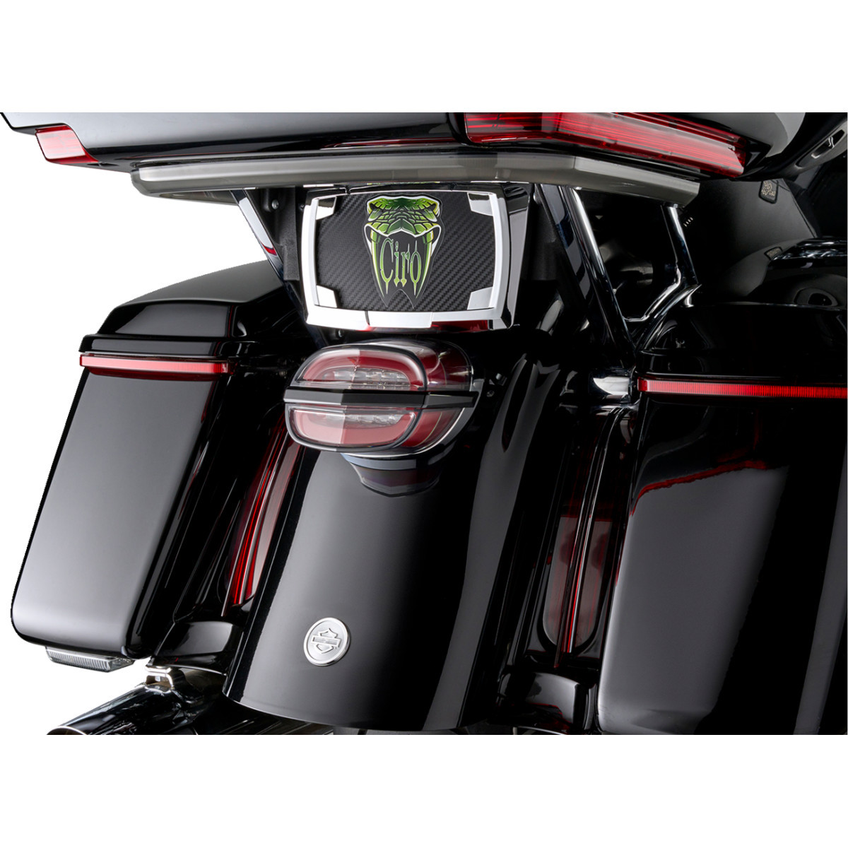 Ciro #40902 - Taillight - Smoke Lens - with License Plate Light