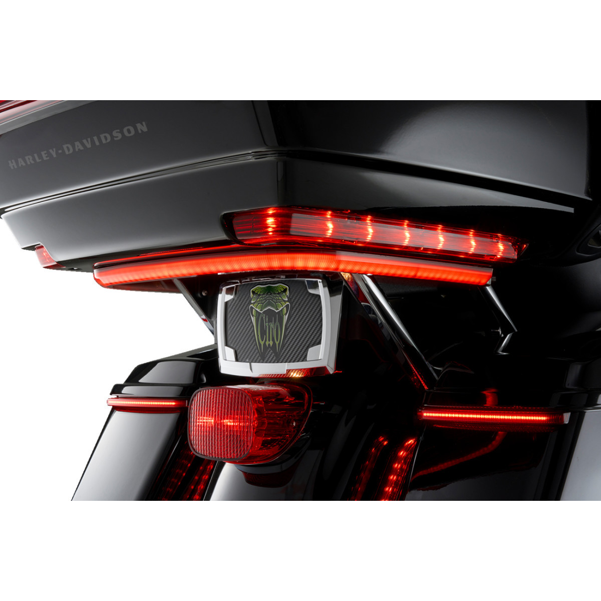 Ciro #40160 - Tour-Pak Taillight - Light Smoke Lens