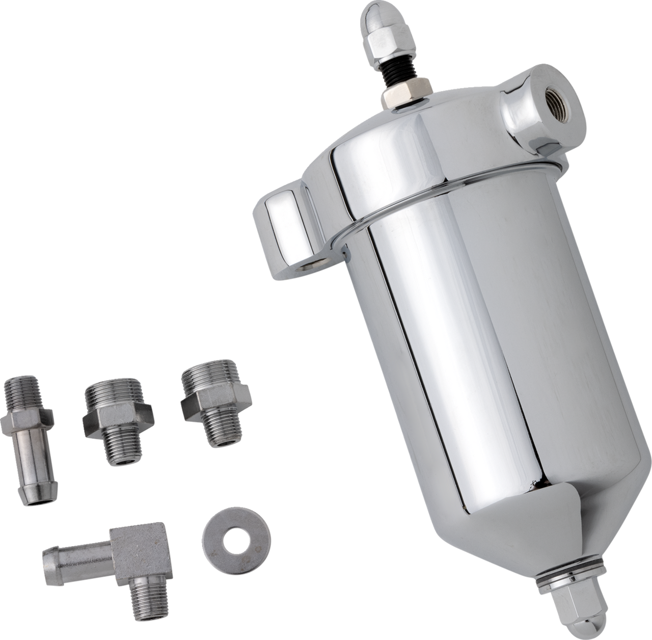 Drag Specialties Oil Filter Assembly - Chrome