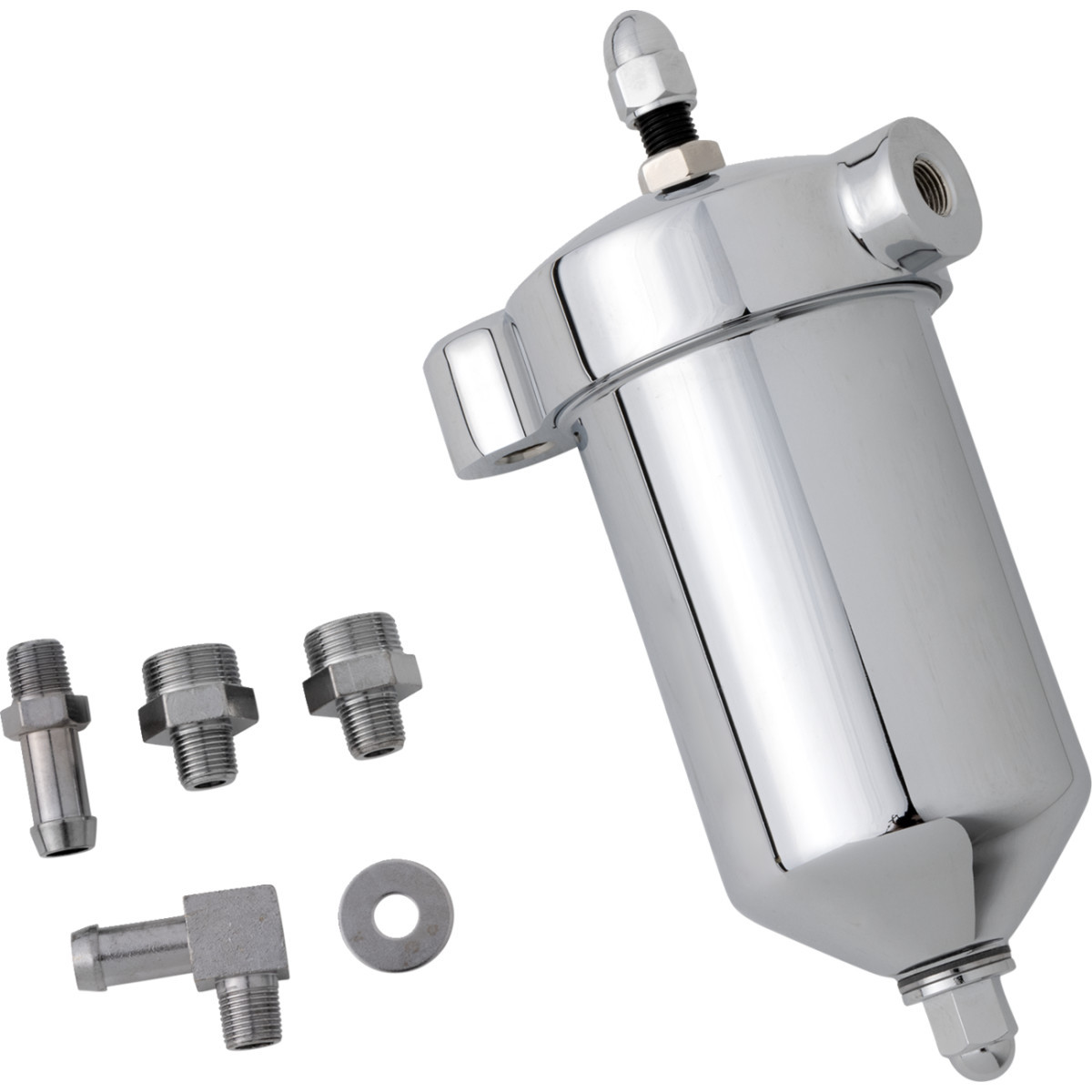 Drag Specialties - Oil Filter Assembly - Chrome