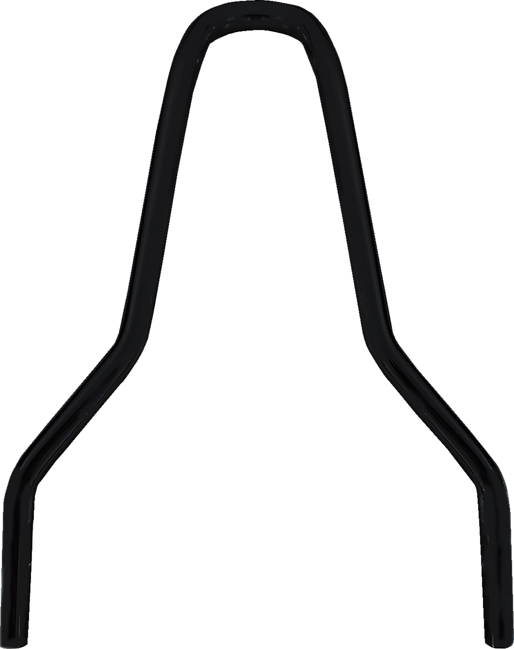 Drag Specialties #X08-0043GBR - Round Sissy Bar - Black - 9.88"H