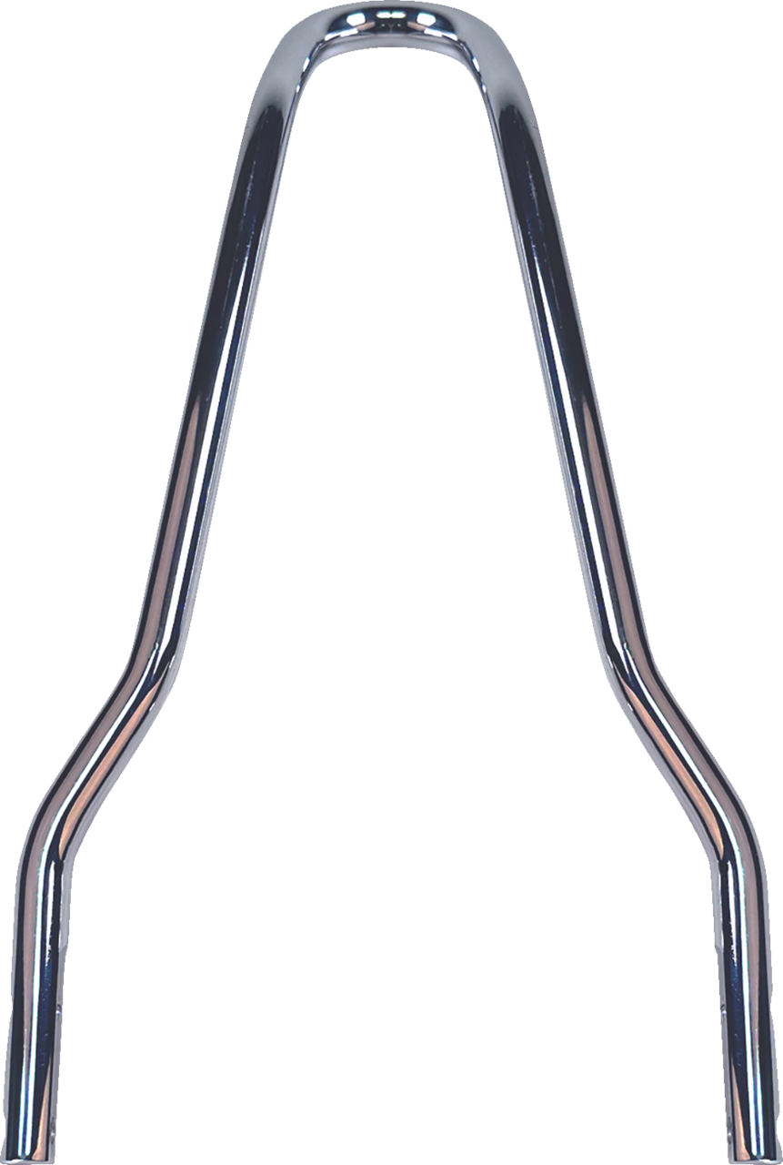 Drag Specialties Round Tapered Sissy Bar - Black - 11.49"H x 8.25"W