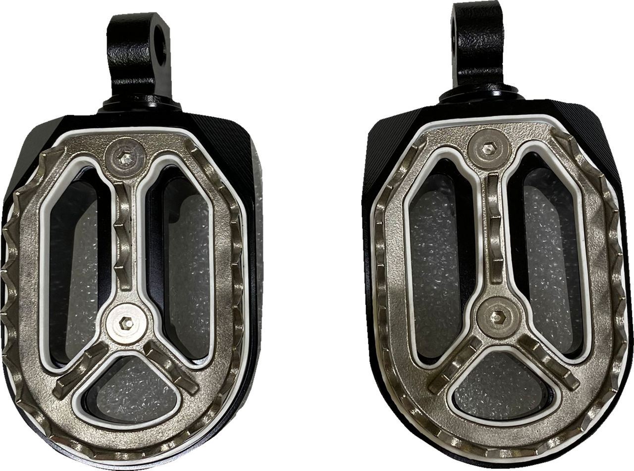 Drag Specialties Qualifier Foot Pegs - Black - HD