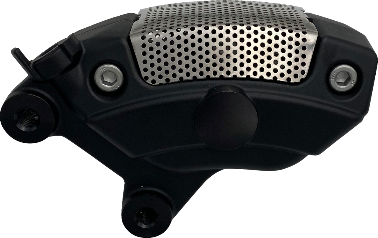 Drag Specialties Caliper - Front Left - Black - '08-'23 Tour