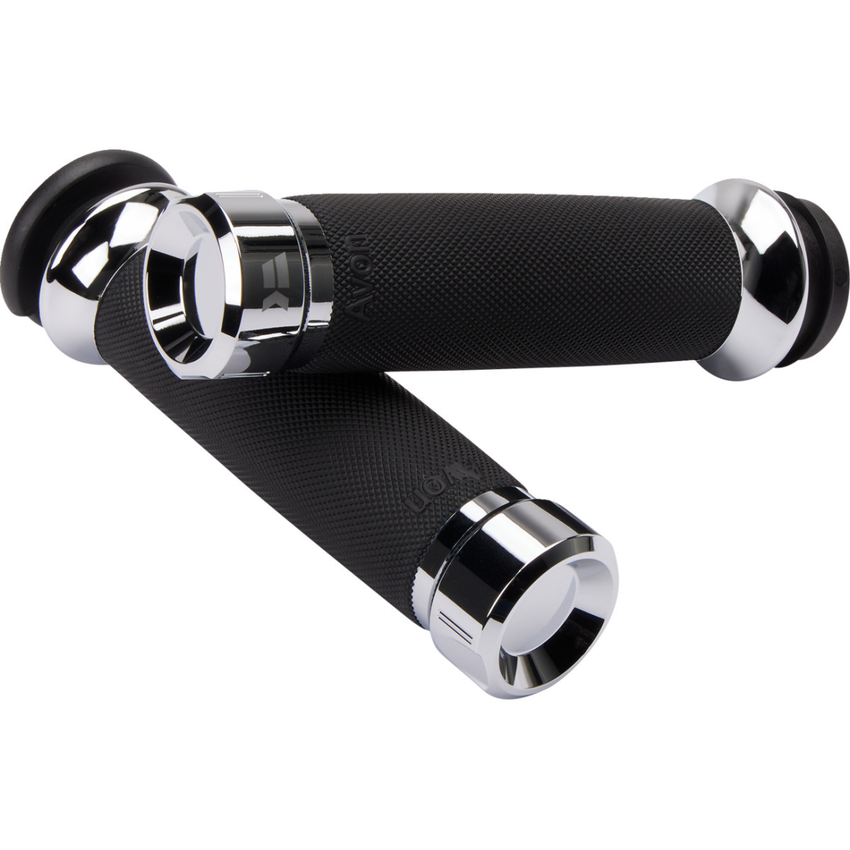 Khrome Werks #500185 - Klassic Grips - Custom Contour - TBW - Chrome