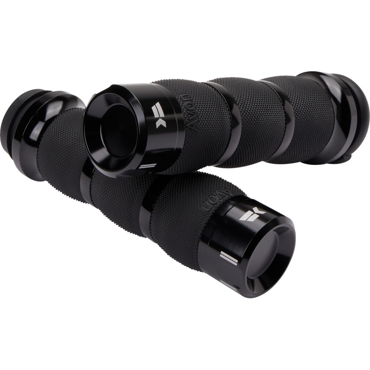 Khrome Werks #500190 - Klassic Grips - Air Cushion - TBW - Black