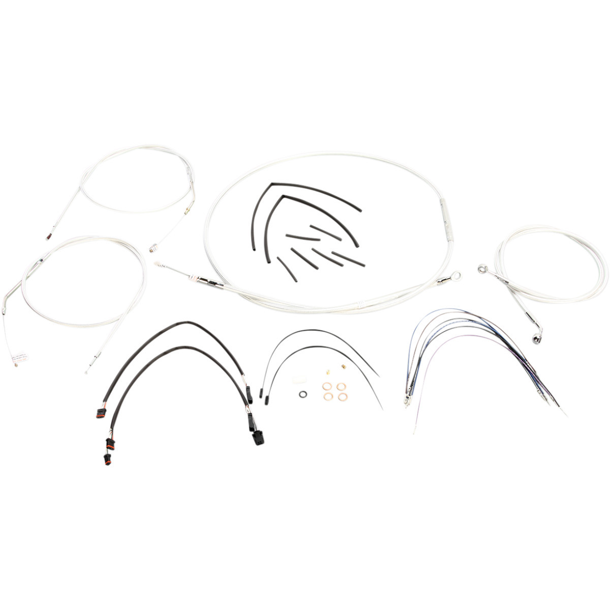 Magnum Shielding #387663 - Sterling Chromite II® Designer Handlebar Installation Kit - 18"-20" - '14-'22 Sportster