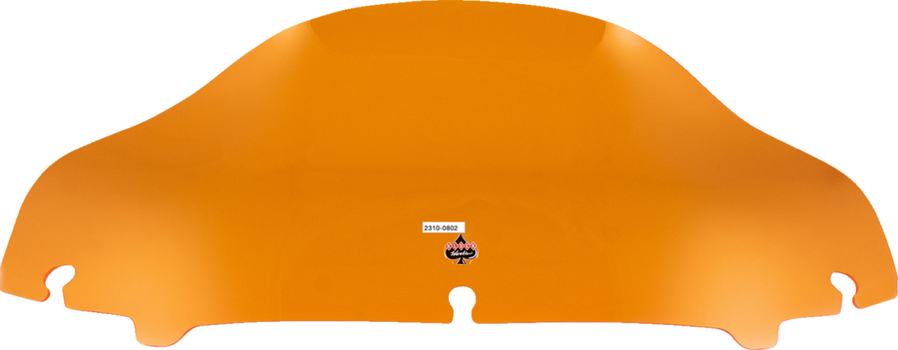 Klock Werks #KWW-01-0682 - Kolor Flare Sport Windshield - 6-1/2" - Orange - FLH