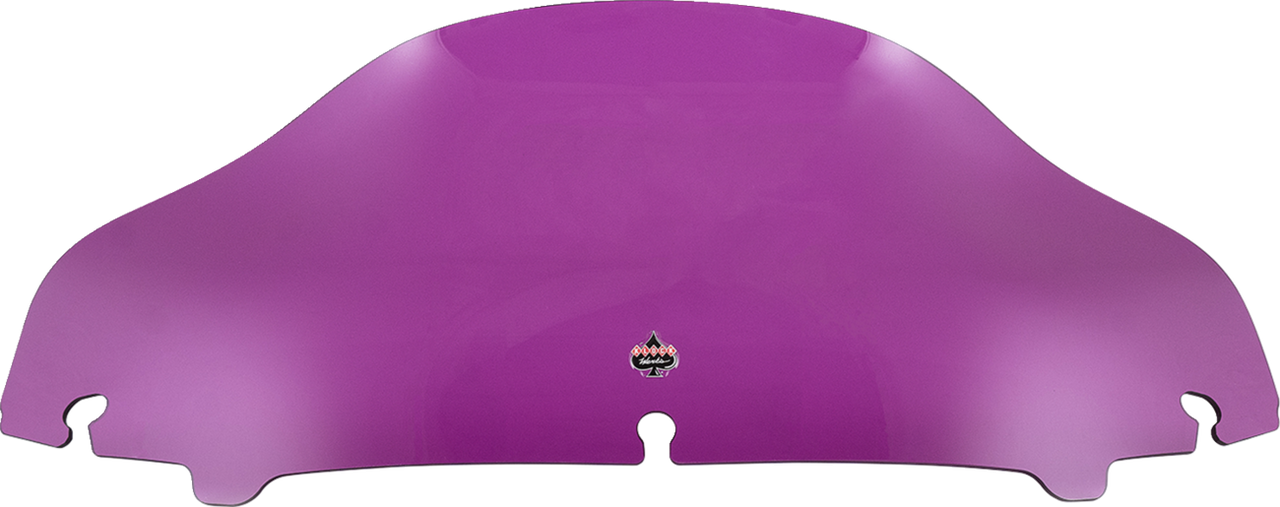 Klock Werks #KWW-01-0687 - Kolor Flare Sport Windshield - 6-1/2" - Purple - FLH