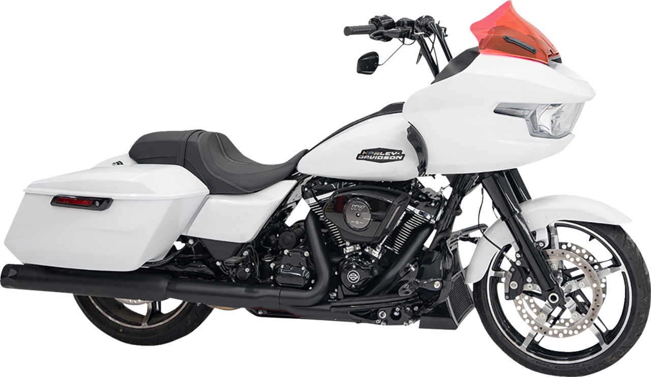 Klock Werks #KWW-01-0696 - Kolor Flare Windshield - 6-1/2" - Yellow - FLH