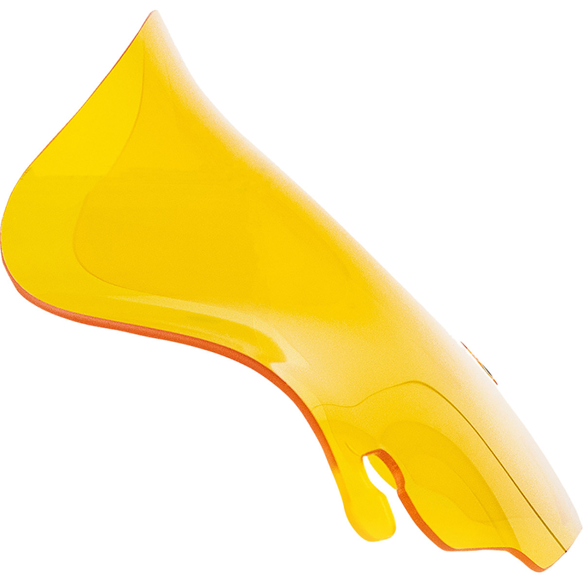 Klock Werks #KWW-01-0696 - Kolor Flare® Windshield - 6-1/2" - Yellow - '96-'13 FLHT/FLHX